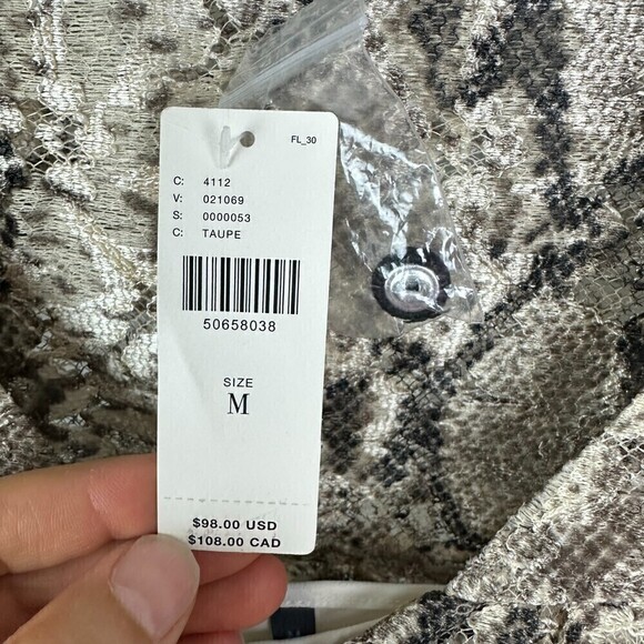 Anthropologie Eva Franco Willow Snake Printed Blouse NWT Size Medium - Picture 13 of 15